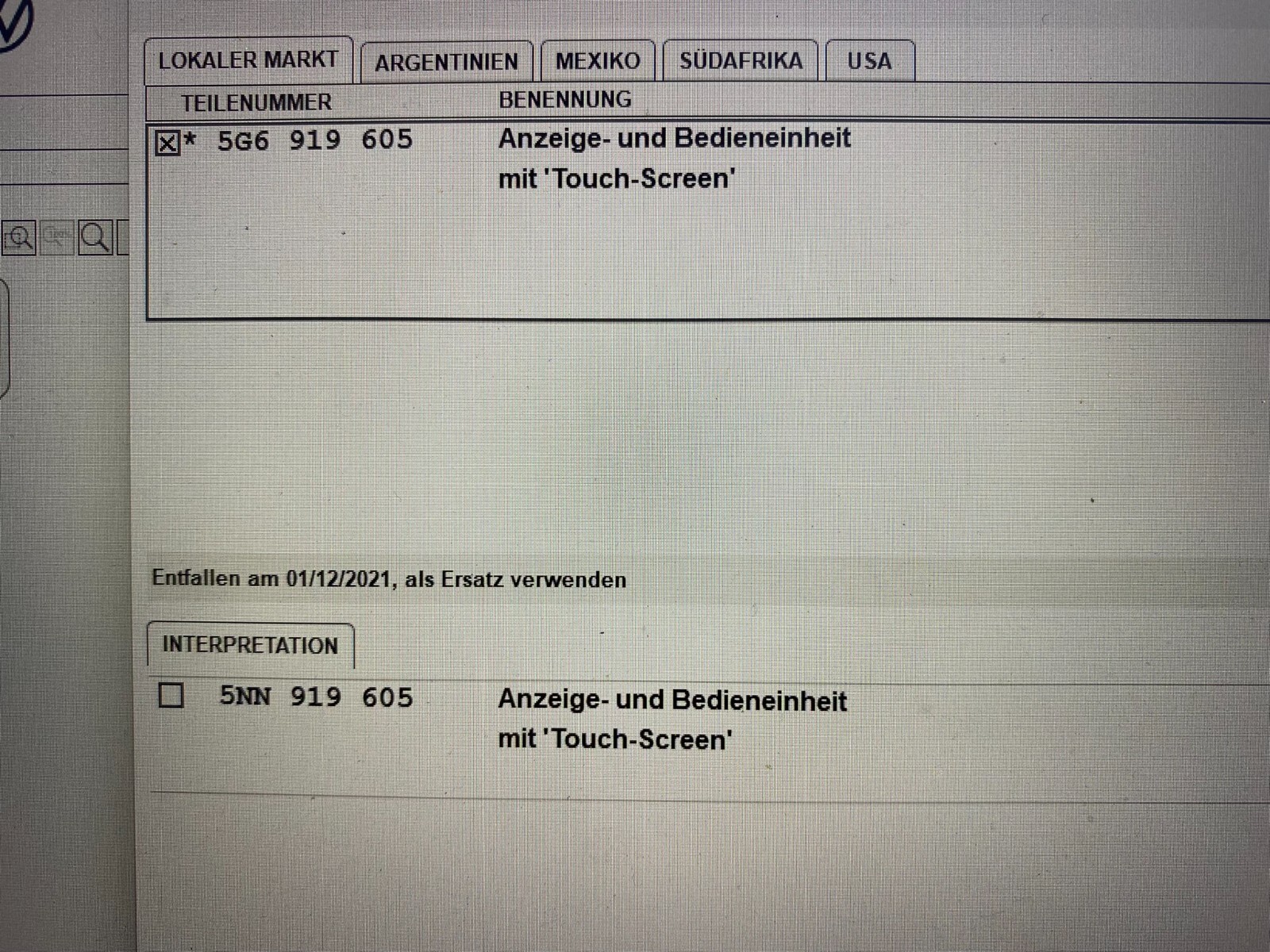 VW CRAFTER TERAMONT LCD DISPLAY BEDIENEINHEIT MIB2.5 5G6919605 = 5NN919605 NEU - Obrázek 11