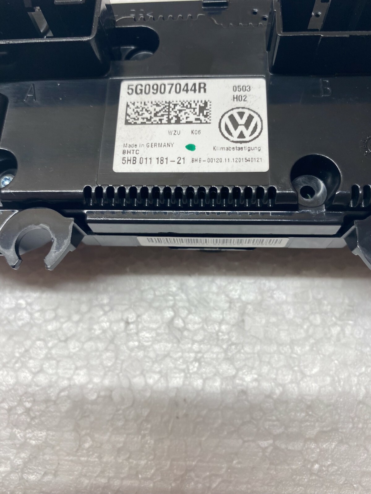 VW GOLF KLIMABEDIENTEIL CLIMATRONIC SITZHEIZUNG KLIMA 5G0907044R ORIGINAL - Obrázek 9