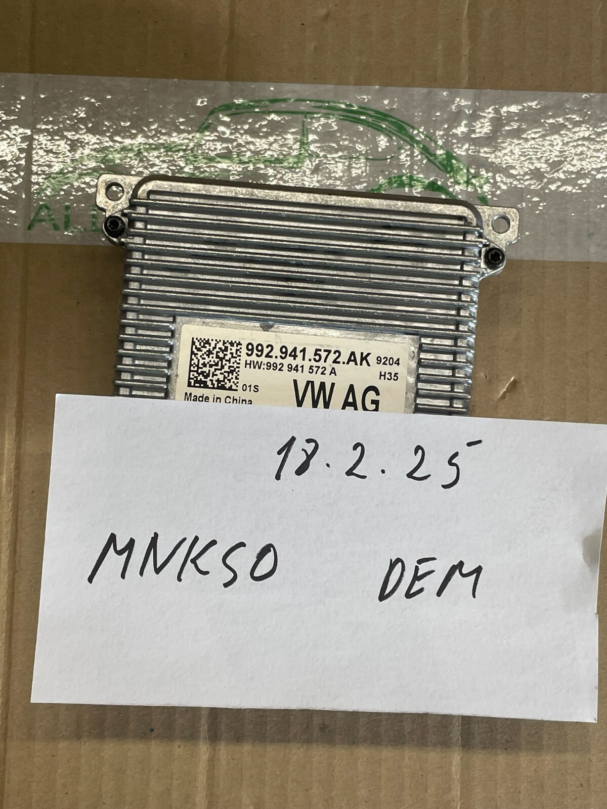 VW GOLF SEAT LEON FORMENTOR SCHEINWERFER STEUERGERÄT LEISTUNGSMODUL 992941572AK - Obrázek 15