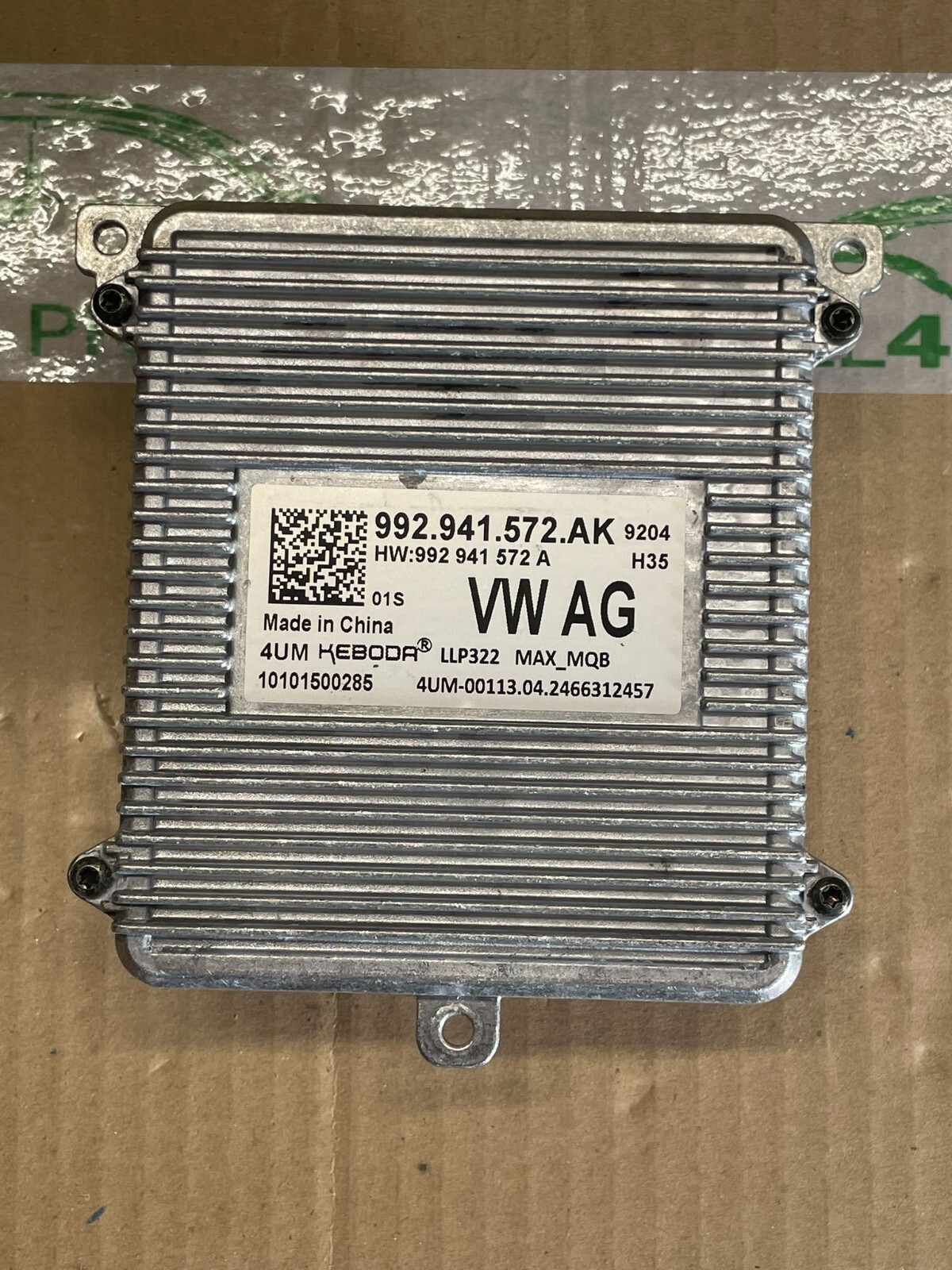 VW GOLF SEAT LEON FORMENTOR SCHEINWERFER STEUERGERÄT LEISTUNGSMODUL 992941572AK