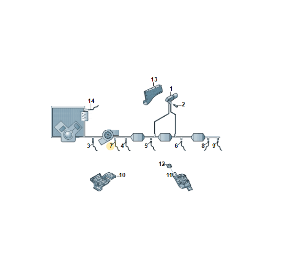 VW GOLF/T-ROC NOX-SENSOR:04L907805DF=04L907807DF=04L907807FN=04L907807GQ OE! NEU - Obrázek 4