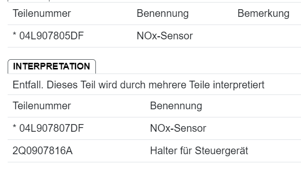 VW GOLF/T-ROC NOX-SENSOR:04L907805DF=04L907807DF=04L907807FN=04L907807GQ OE! NEU - Obrázek 6