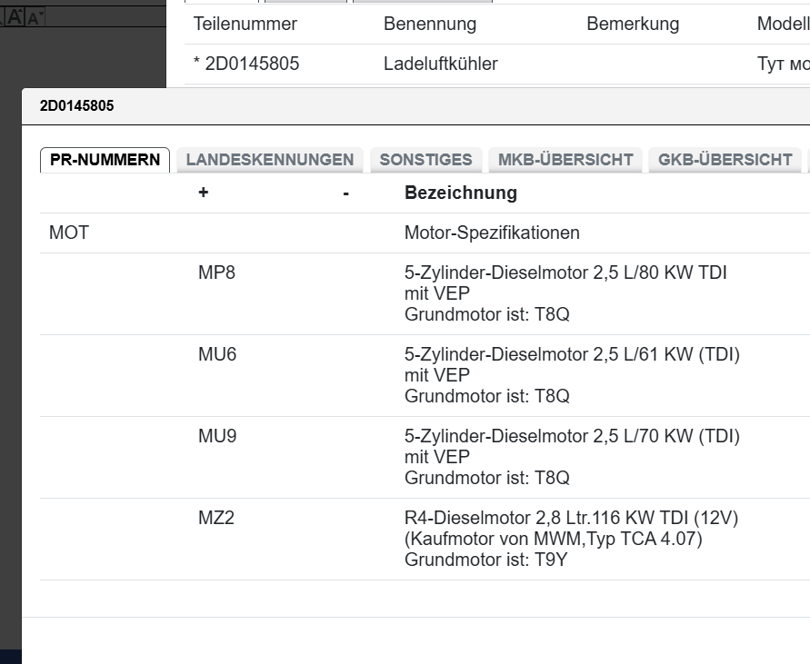 VW LT LADELUFTKÜHLER 2D0145805 DEMONT VOM TEST WAGEN ORIGINAL TEIL - Obrázek 6