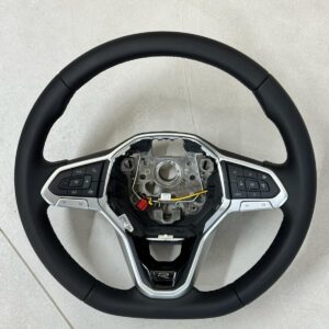 VW MULTIFUNKTIONS SPORT LEDER LENKRAD BEHEIZT MIT R LOGO 5H0419089HP Fast Neu...