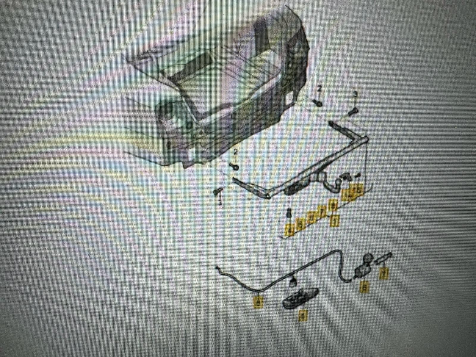 VW PASSAT B8 VARIANT ANHÄNGERKUPPLUNG ELEKTRISCH SCHWENKBAR 3G9803881F NEU ORIG! - Obrázek 23