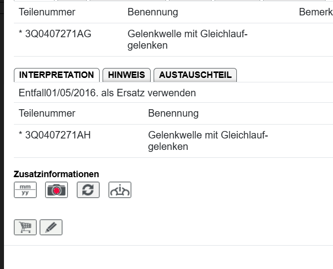 VW PASSAT TIGUAN DSG ANTRIEBSWELLE V.L. 3Q0407271AG = 3Q0407271AH = 3Q0407271CD - Obrázek 4