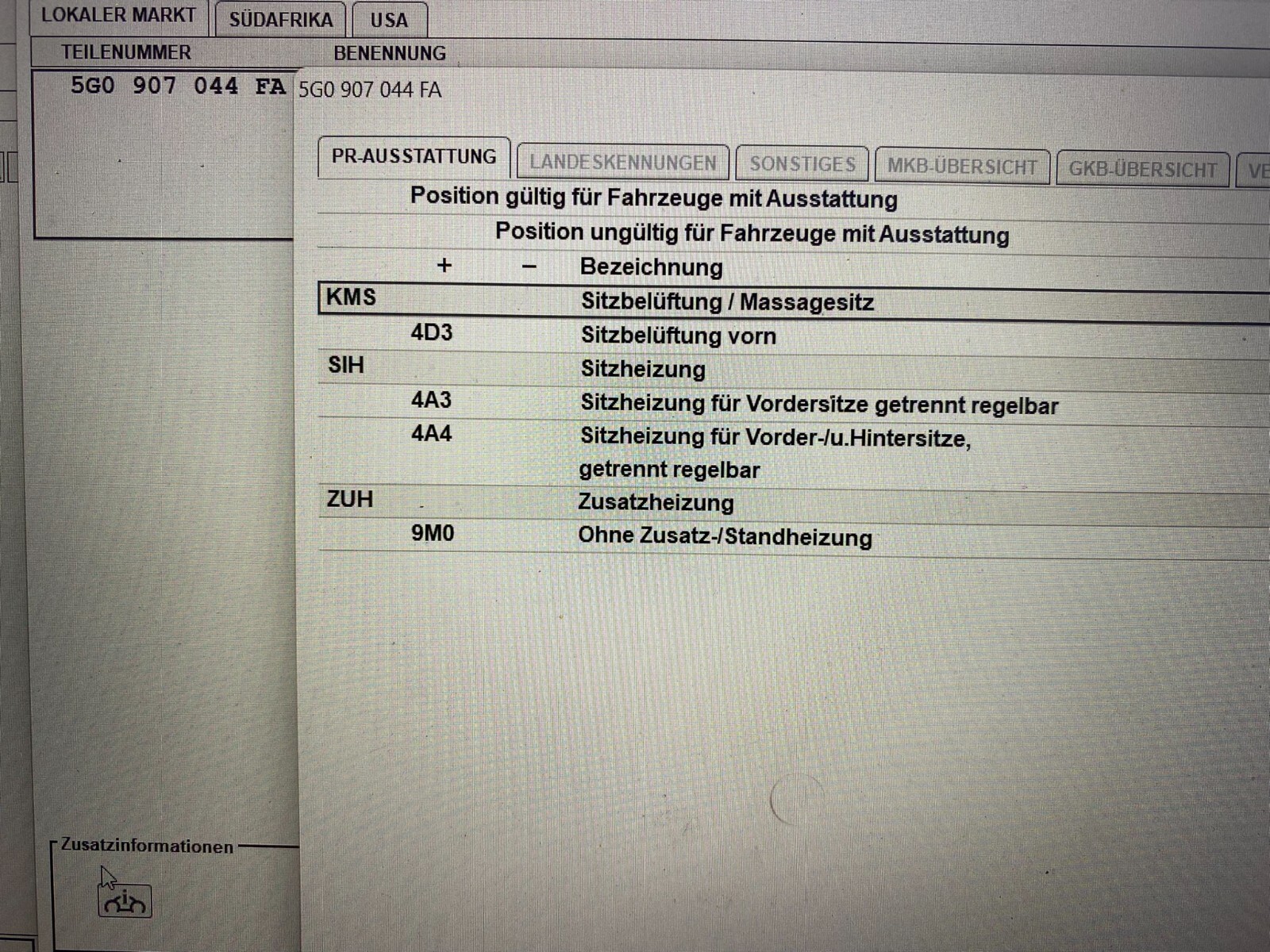VW PASSAT,ARTEON KLIMABEDIENTEIL SITZ HEIZUNG SITZ BELÜFTUNG 5G0907044FA NEU.ORI - Obrázek 10