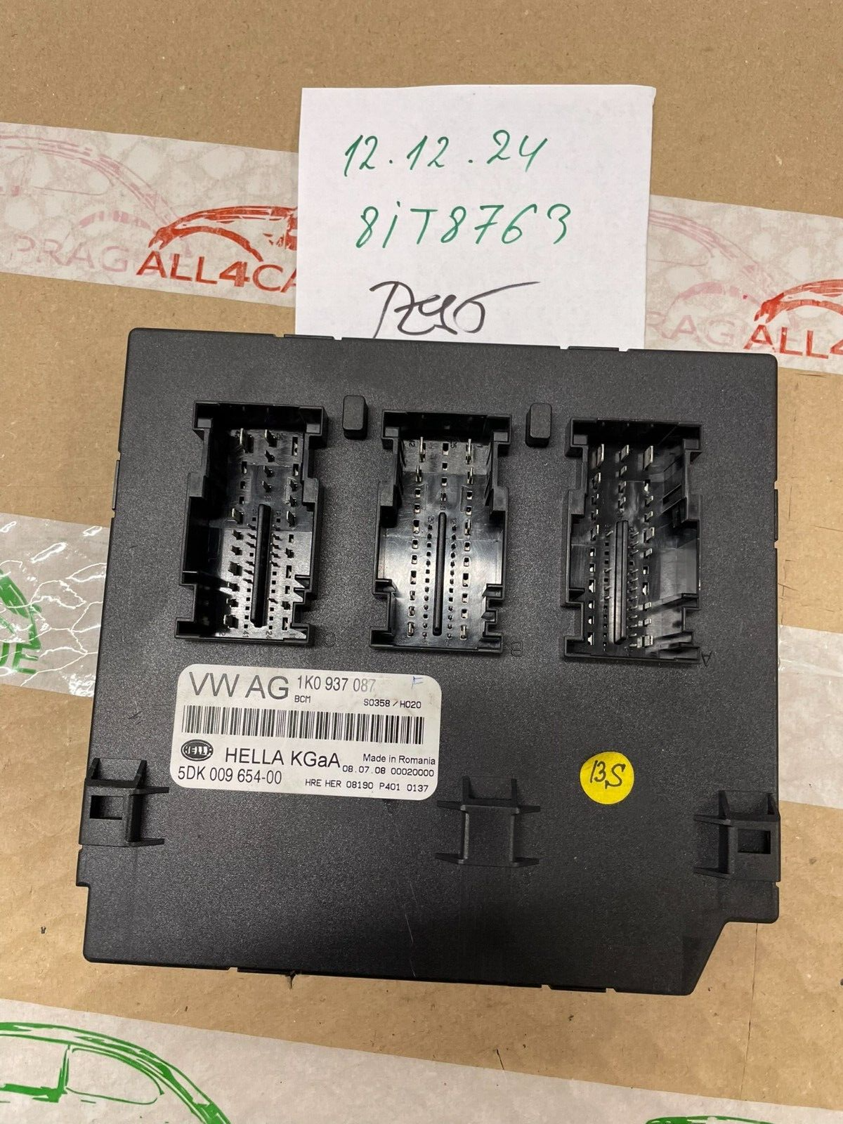 VW SEAT BCM STEUERGERÄT BORDNETZ FÜR KOMFORTSYSTEM 1K0937087F = 1K0937087G Test. - Obrázek 20