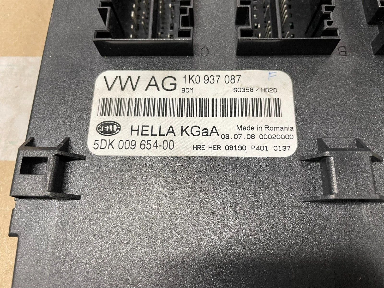 VW SEAT BCM STEUERGERÄT BORDNETZ FÜR KOMFORTSYSTEM 1K0937087F = 1K0937087G Test. - Obrázek 8