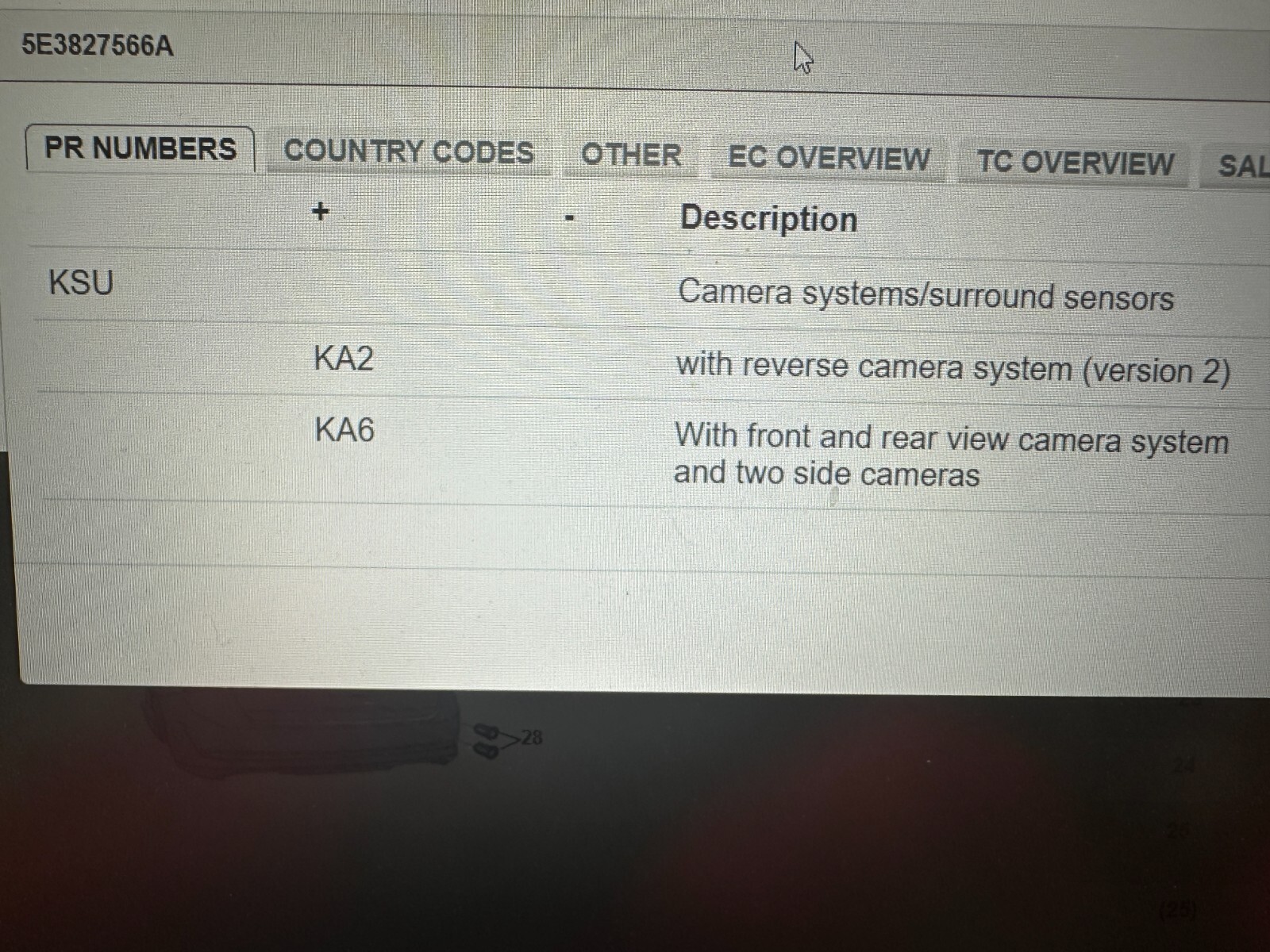 VW SKODA RÜCKFAHRKAMERA HECKKLAPPE REAR HANDLE CAMERA 5E3827566A+ 5R3980568B NEU - Obrázek 14