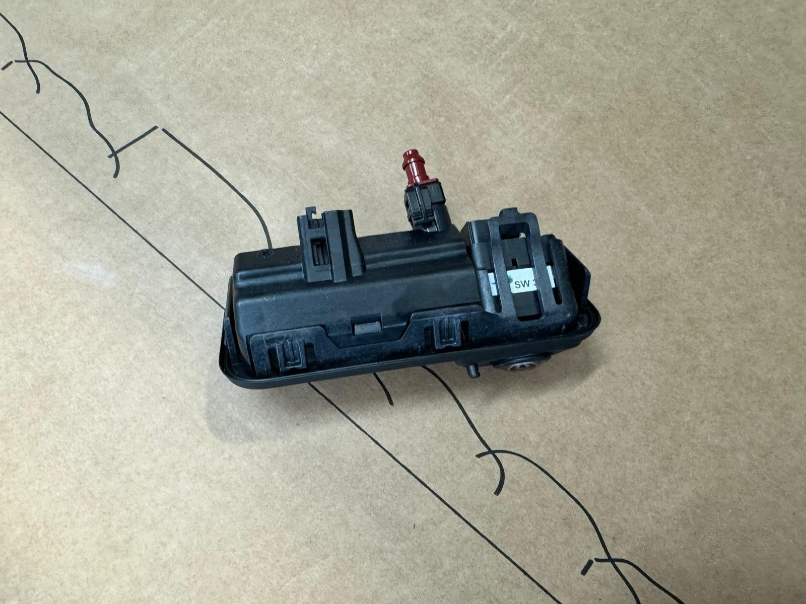 VW SKODA RÜCKFAHRKAMERA HECKKLAPPE REAR HANDLE CAMERA 5E3827566A+ 5R3980568B NEU - Obrázek 6