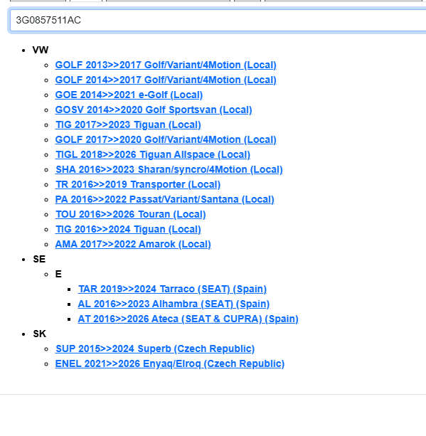 VW ŠKODA SEAT INNENSPIEGEL AUTOMATISCH ABBLENDBAR 3G0857511AC ORIG - Obrázek 4