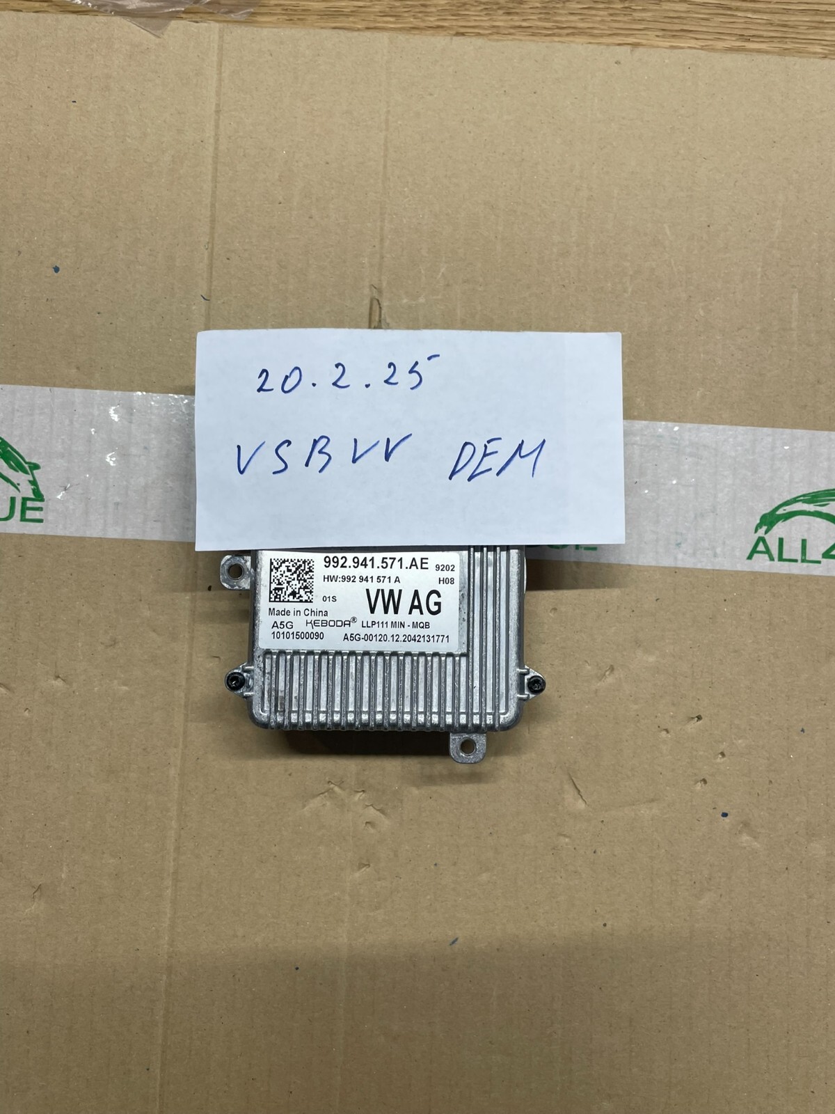 VW SKODA SEAT LED SCHEINWERFER STEUERGERÄT 992941571AE ORIGINAL FAST NEU!! - Obrázek 15