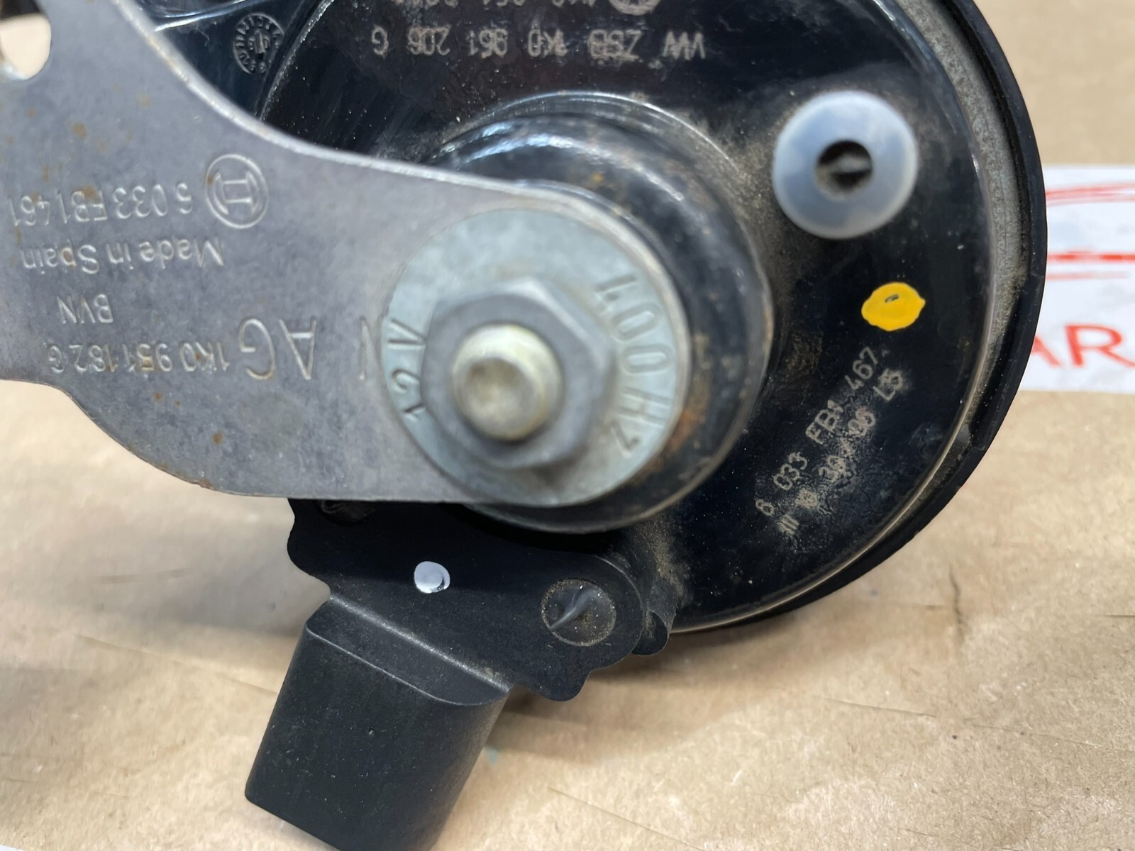 VW SKODA SEAT SIGNALHORN TIEFTON 5C0951221B - Obrázek 13