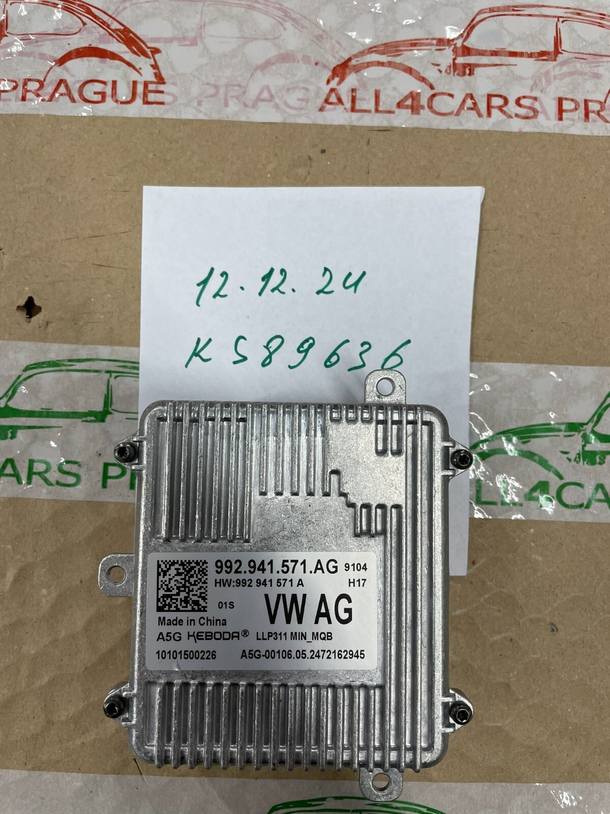 VW ŠKODA SEAT STEUERGERÄT FÜR LED SCHEINWERFER 992941571AG DEM VOM TEST WAGEN - Obrázek 12