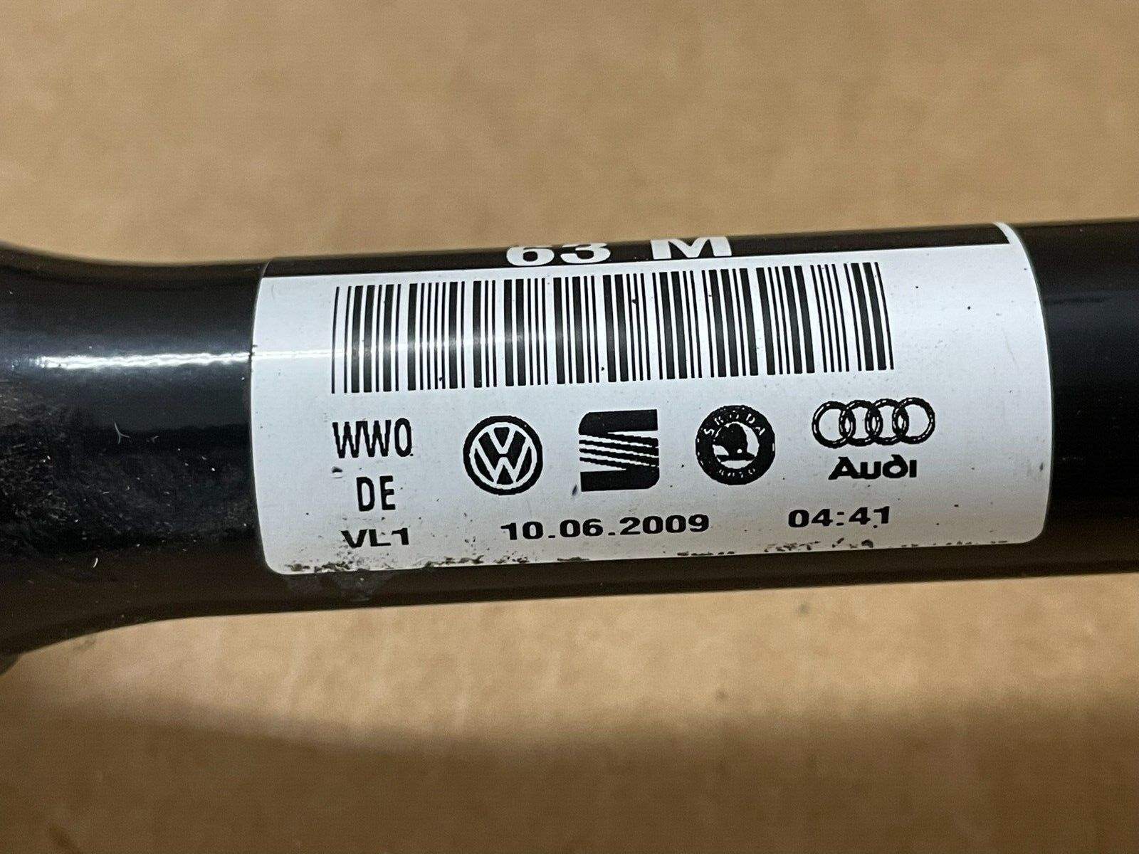 VW TIGUAN AUDI Q3 GELENKWELLE LINKS 5N0407763 = 5N0407761Q Fast Neu Test Car... - Obrázek 7