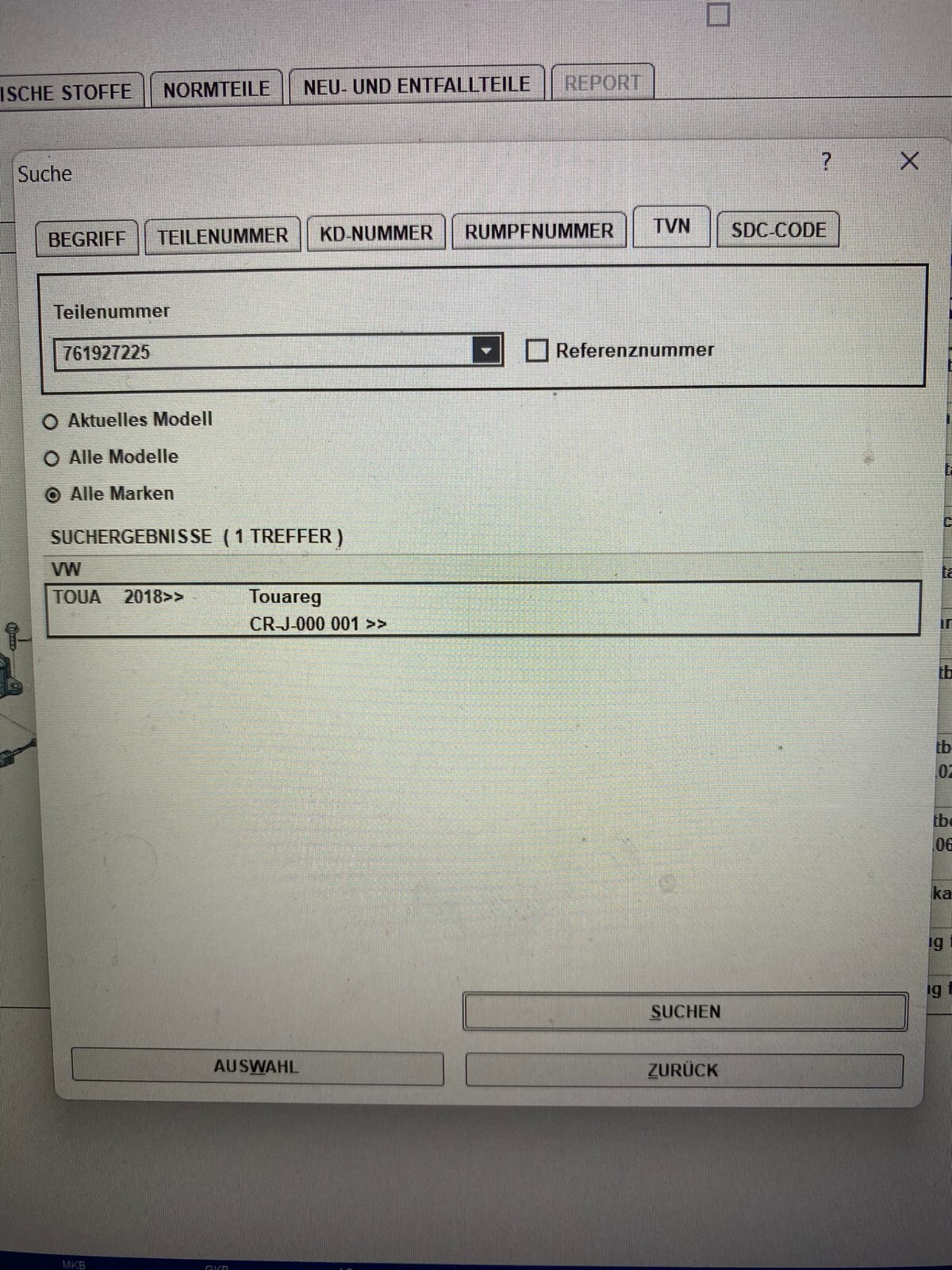 VW TOUAREG 3 SCHALTER FUR ELEKTROMECHANISCHE FESTSTELLBREMSE 761927225 NEU!!!! - Obrázek 10