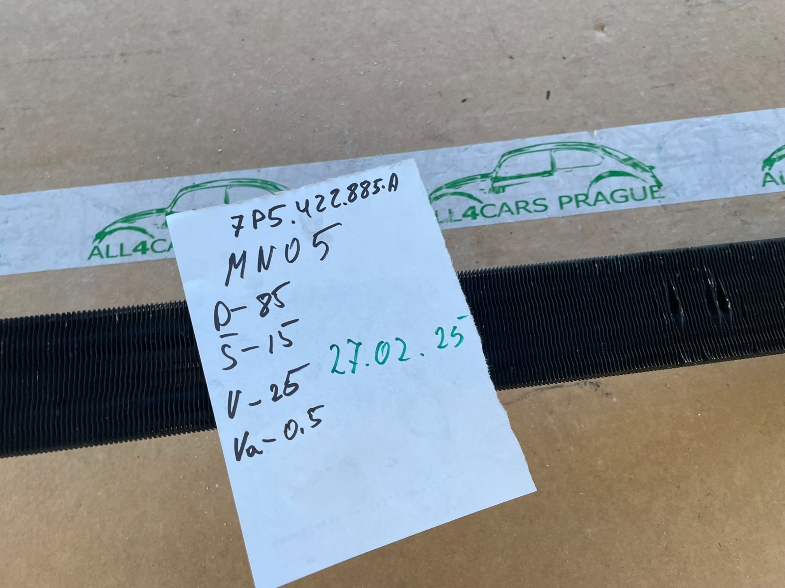 VW TOUAREG 7P ÖL KÜHLER SERVO ÖL KÜHLER 7P5422885A DEMONT VOM TEST WAGEN ORIG VW - Obrázek 18