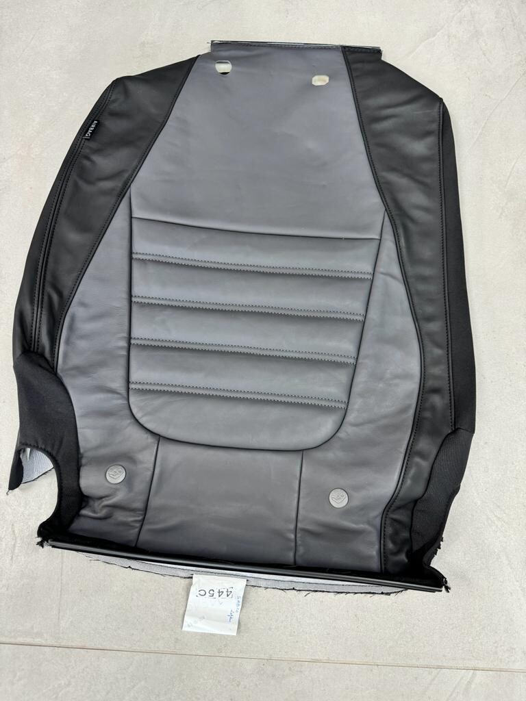 VW TOUAREG 7P SITZ BEZUG GRAU SCHWARZ SPORT LEDER 7P6885805BF - 7P6885806BF NEU - Obrázek 7