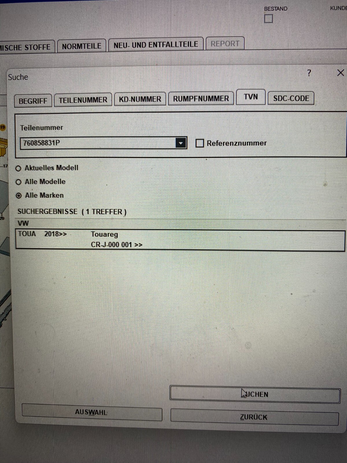 VW TOUAREG AUFLAGE KOFFERRAUMBODEN RECHTS LINKS 760858832P /760858831P ORIG. - Obrázek 7