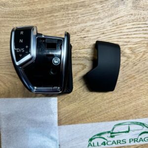 VW TOUAREG CR7 SCHALTKNAUF SCHALTHEBEL LEDER SCHWARZ  761713139A - 761713140 NEU