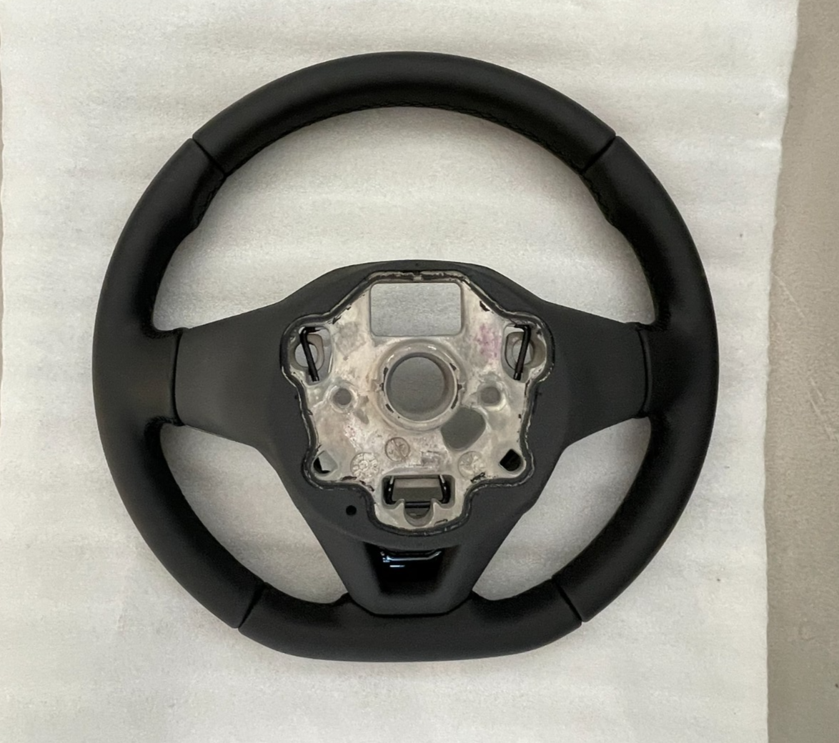 VW TOUAREG III CR7 SPORT LEDER LENKRAD R 760419089P NUR 3878 KM STAND ORIG VW - Obrázek 7