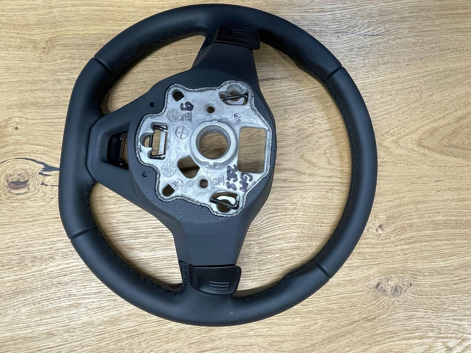 VW TOUAREG MULTIFUNKTIONS LEDER LENKRAD SPORT "R" 760419089Q FAST NEU TEST CAR - Obrázek 24