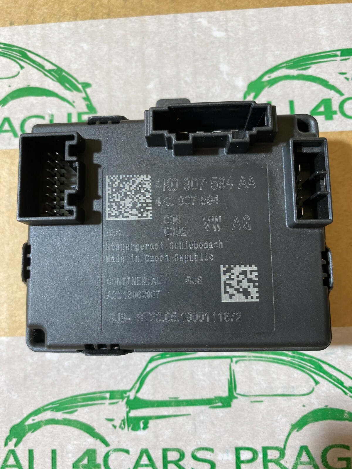 VW TOUAREG STEUERGERÄT SCHIEBEDACH PANORAMDACH DACH 4K0907594AA ORIG - Obrázek 4