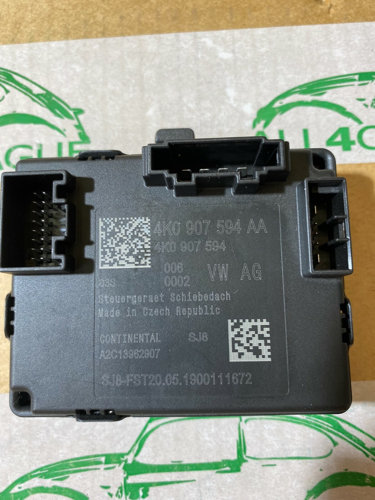 VW TOUAREG STEUERGERÄT SCHIEBEDACH PANORAMDACH DACH 4K0907594AA ORIG - Obrázek 5