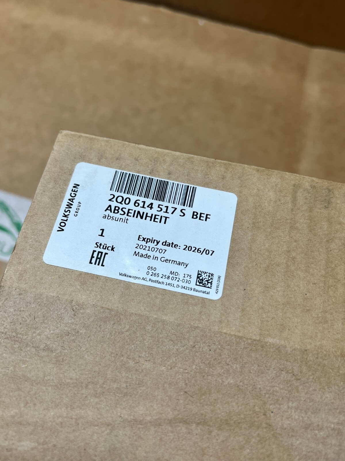 WV, AUDI, SKODA, SEAT ABS-STEUERGERÄT ESP 2Q0614517S 2Q0614517AE ORIG. NEU!!! - Obrázek 5