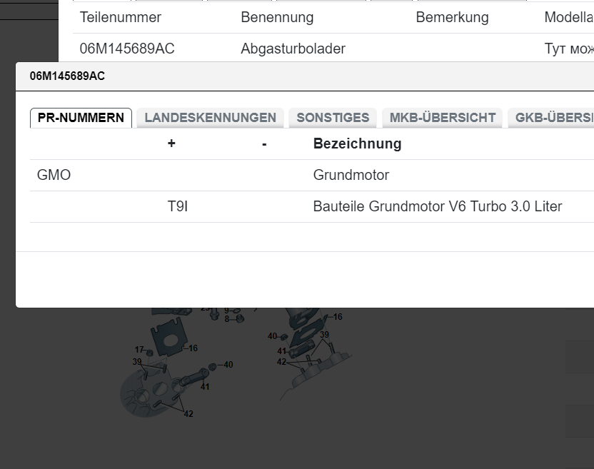 06M145689AC AUDI TURBO ABGASTURBOLADER V6 TURBO 3.0 LITER 06M145689AC ORIG.NEU ! - Obrázek 6
