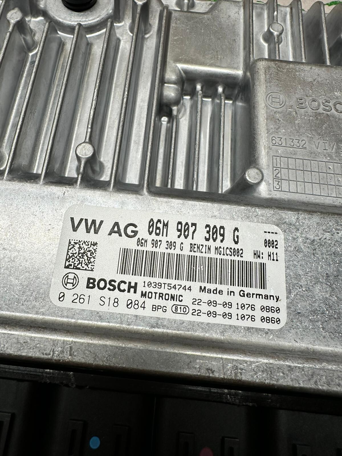 06M907309G MOTORSTEUERGERÄT 06M907309G MG1CS002 PORSCHE CAYENNE ORIG.NEU! 0 KM ! - Obrázek 9