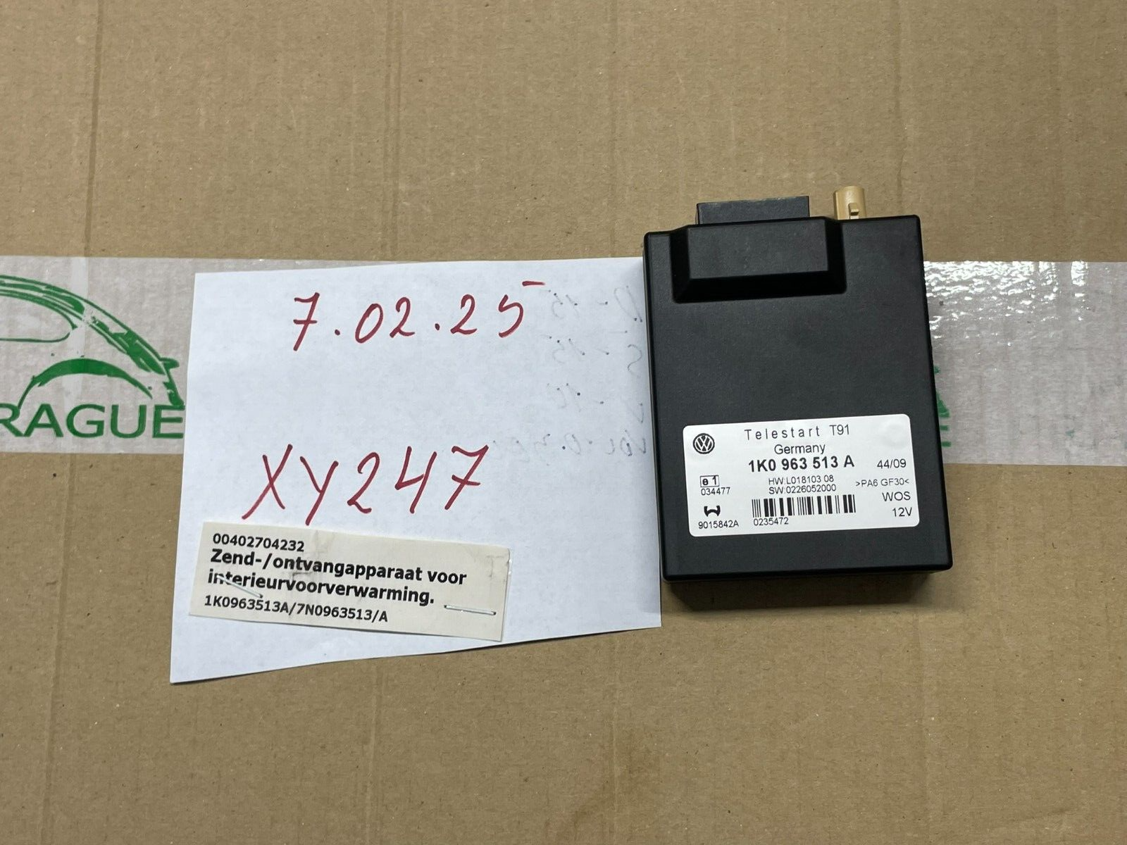 1K0963513A VOLKSWAGEN STANDHEIZUNG STEUERGERÄT WEBASTO 1K0963513A ORIG FAST NEU - Obrázek 7