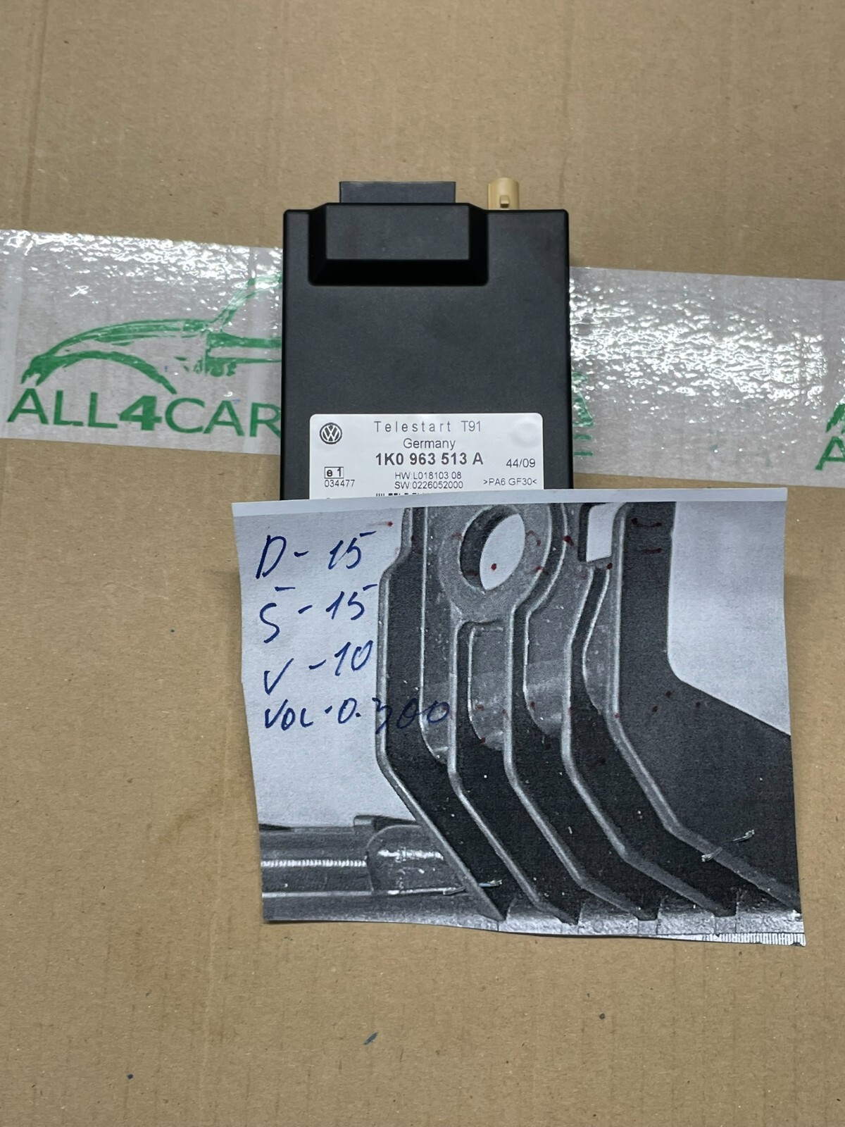 1K0963513A VOLKSWAGEN STANDHEIZUNG STEUERGERÄT WEBASTO 1K0963513A ORIG FAST NEU - Obrázek 8