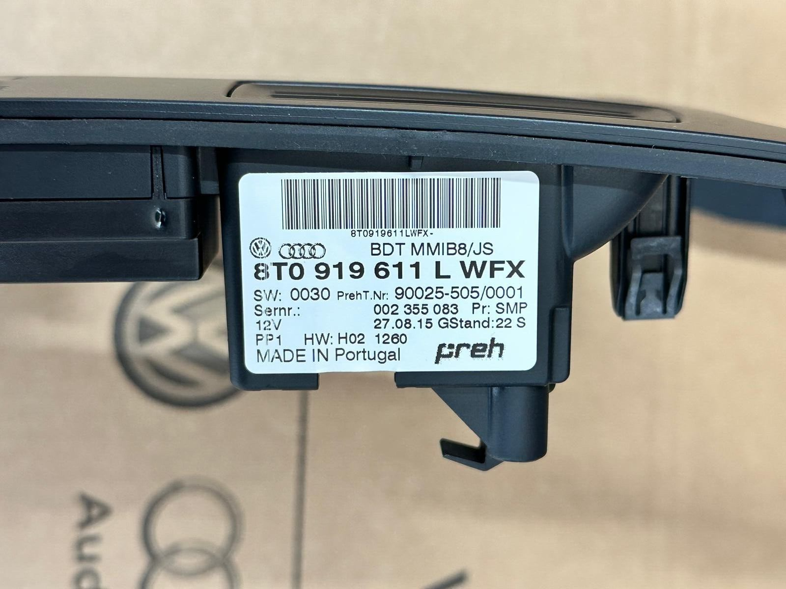 8T0919611L AUDI A4 A5 Q5 BEDIENUNGSEINHEIT FÜR MULTI-MEDIASYSTEM MMI FAST NEU ! - Obrázek 6