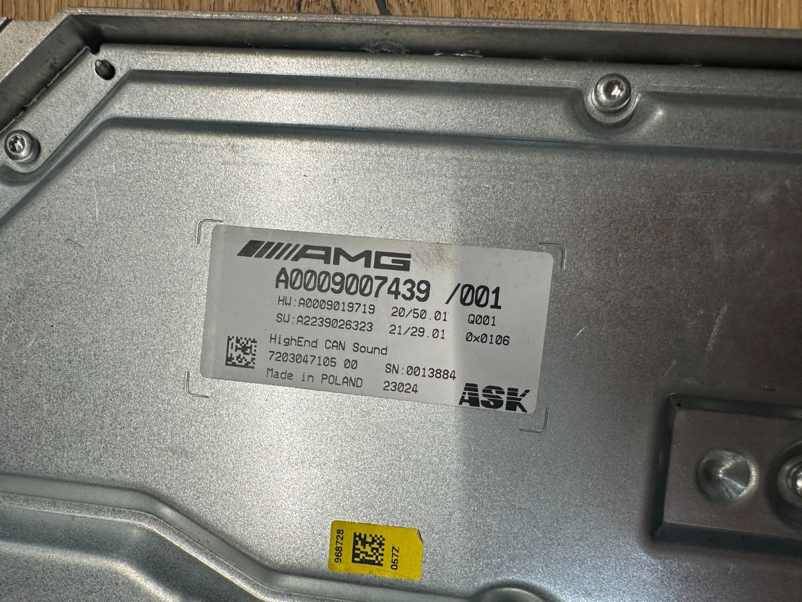 A0009007439 MERCEDES-BENZ W192 W223 W232 VERSTARKER BURMESTER A0009007439 - Obrázek 16