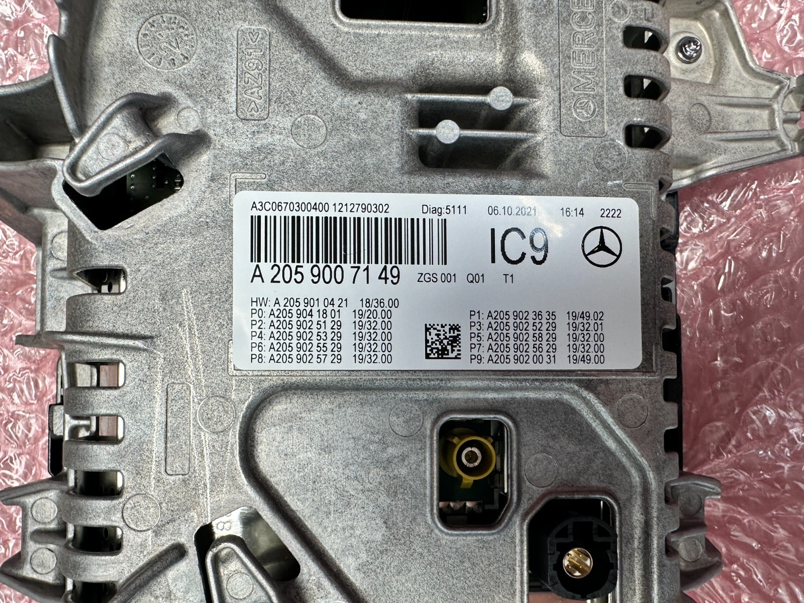 A2059007149 MERCEDES-BENZ C-KLASSE W205, GLC A2059007149 VIRTUAL CLUSTER NEW 0KM - Obrázek 9