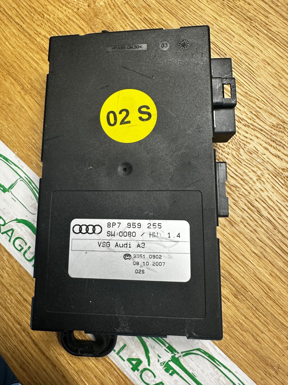 AUDI A3 CABRIO 8P VERDECKSTEUERGERÄT 8P7959255 Fast Neu Teil dem vom Test Wagen - Obrázek 6