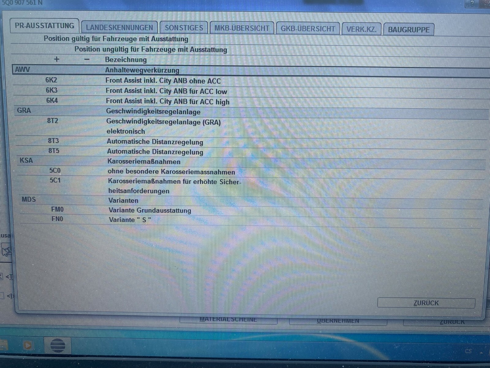 AUDI A3/S3/RS3 ACC Abstandsregelung Radarsensor Distronic 5Q0907561N ORIG. NEU! - Obrázek 3