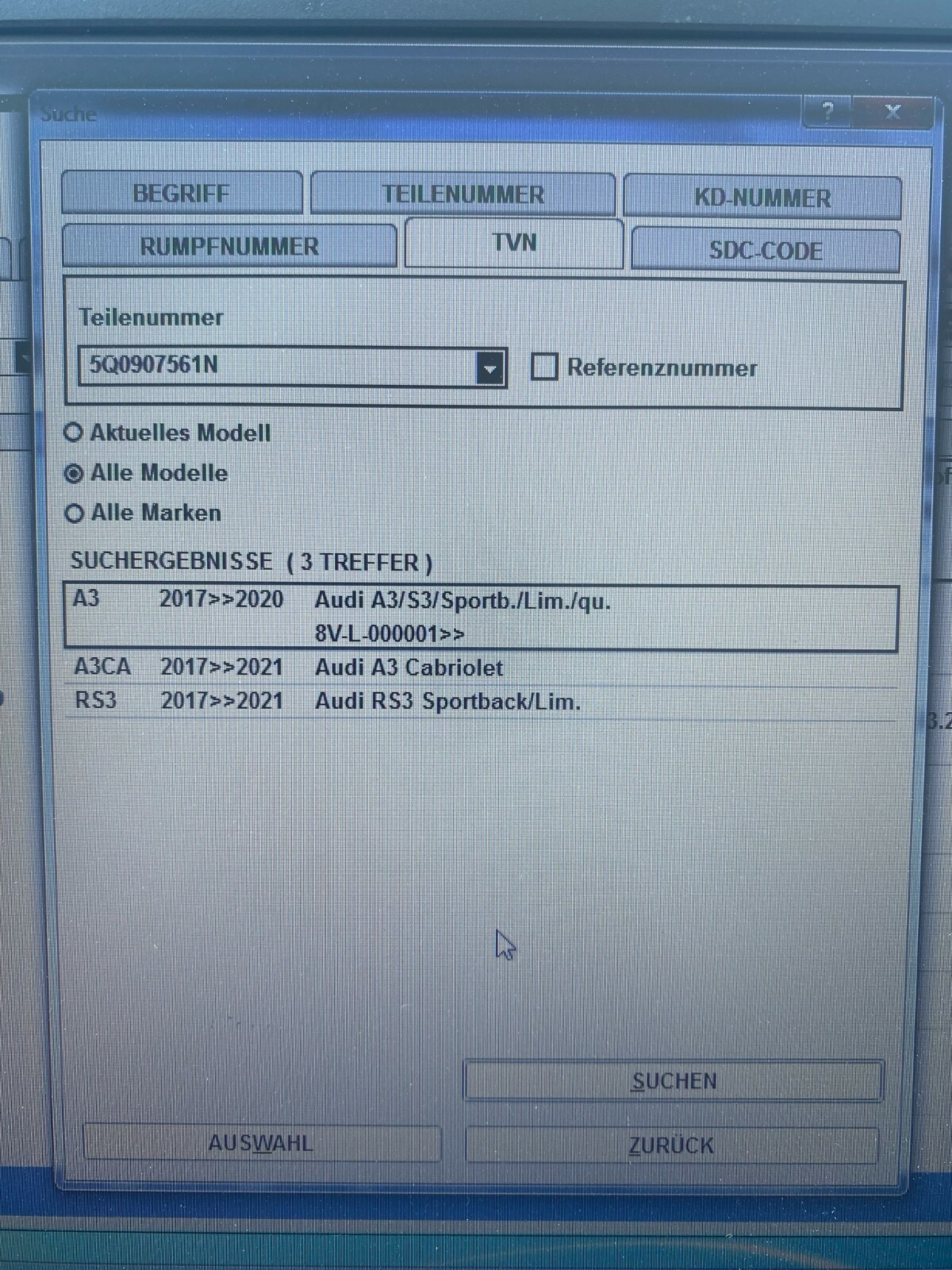 AUDI A3/S3/RS3 ACC Abstandsregelung Radarsensor Distronic 5Q0907561N ORIG. NEU! - Obrázek 6