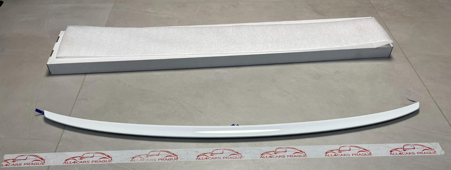 AUDI A4 S4 8W B9 HECKKLAPPE SPOILER 8W5827933C IBIS WEISS ORIG AUDI NEU !!!