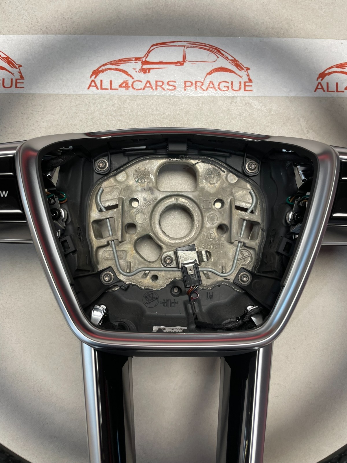 AUDI A6 A7 C8 4K AUDI SPORT LEDER LENKRAD PADELS FAST NEU KM STAND NUR 2500 KM - Obrázek 4