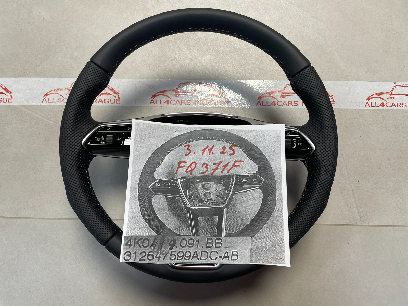 AUDI A6, AUDI A7, AUDI A8 AUDI LENKRAD SPORT S MIT PADDELS 4K0419091BB ORIG.NEU - Obrázek 23