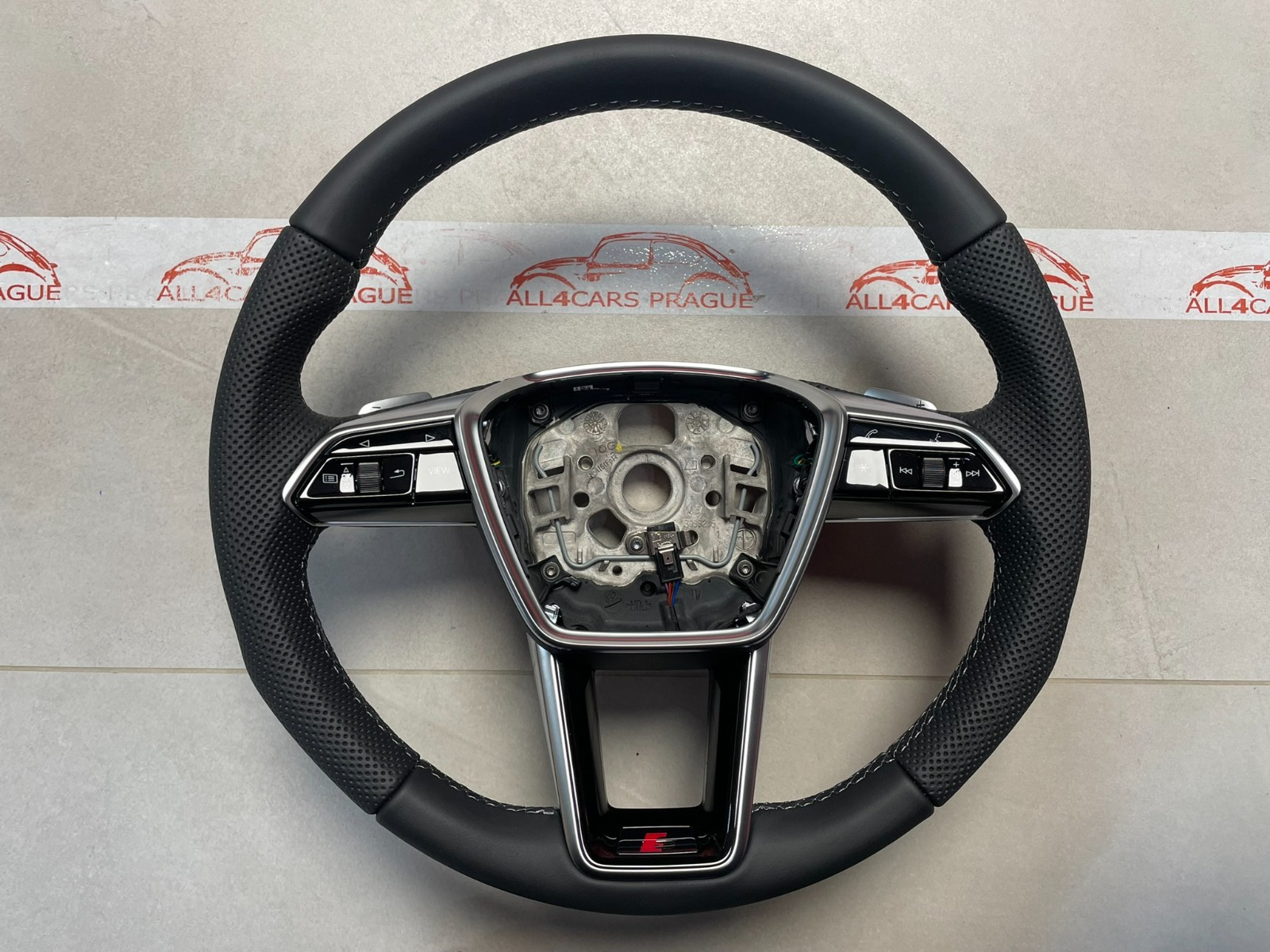 AUDI A6, AUDI A7, AUDI A8 AUDI LENKRAD SPORT S MIT PADDELS 4K0419091BB ORIG.NEU