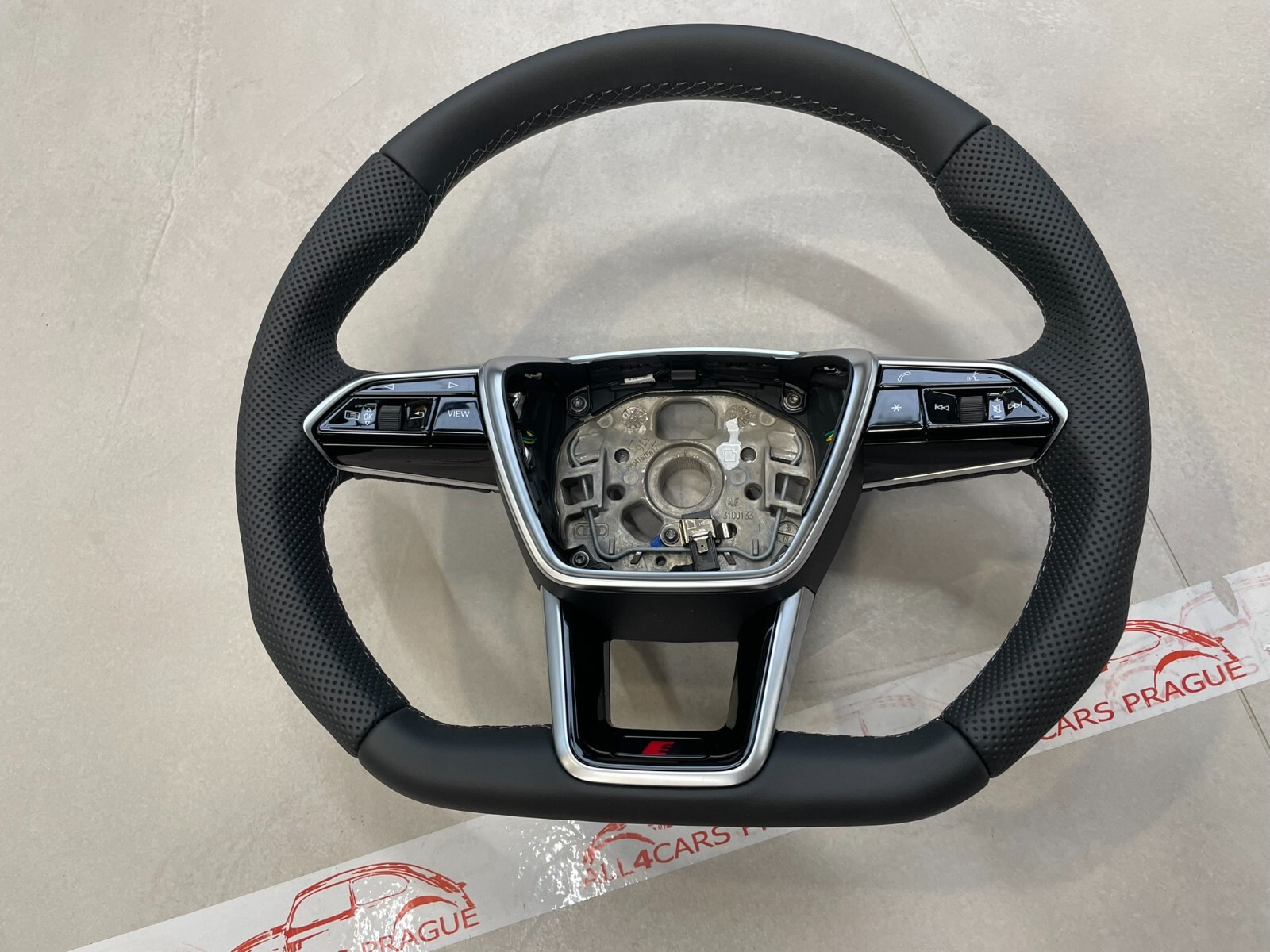 AUDI A6 S6 A7 S7 C8 4K AUDI S SPORT LEDER LENKRAD ABGEFLACHT GELOCHT ORIG.NEU - Obrázek 13