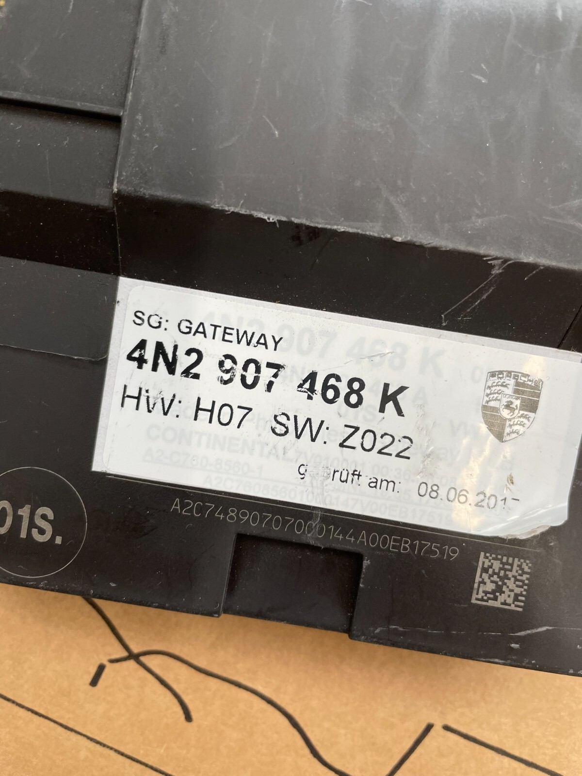 AUDI A6,A7,A8 VW.. DIAGNOSE-INTERFACE FÜR DATENBUS (GATEWAY) 4N2907468K ORIGINAL - Obrázek 11