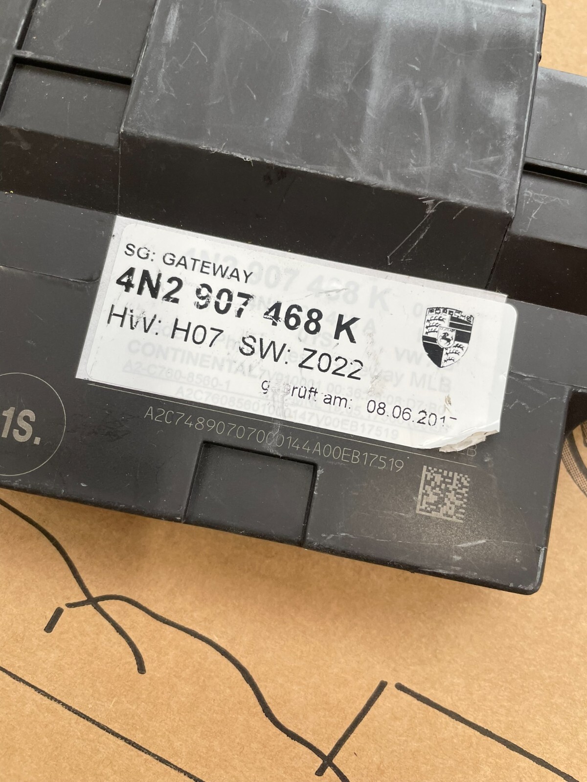 AUDI A6,A7,A8 VW.. DIAGNOSE-INTERFACE FÜR DATENBUS (GATEWAY) 4N2907468K ORIGINAL - Obrázek 3