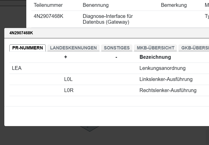 AUDI A6,A7,A8 VW.. DIAGNOSE-INTERFACE FÜR DATENBUS (GATEWAY) 4N2907468K ORIGINAL - Obrázek 6