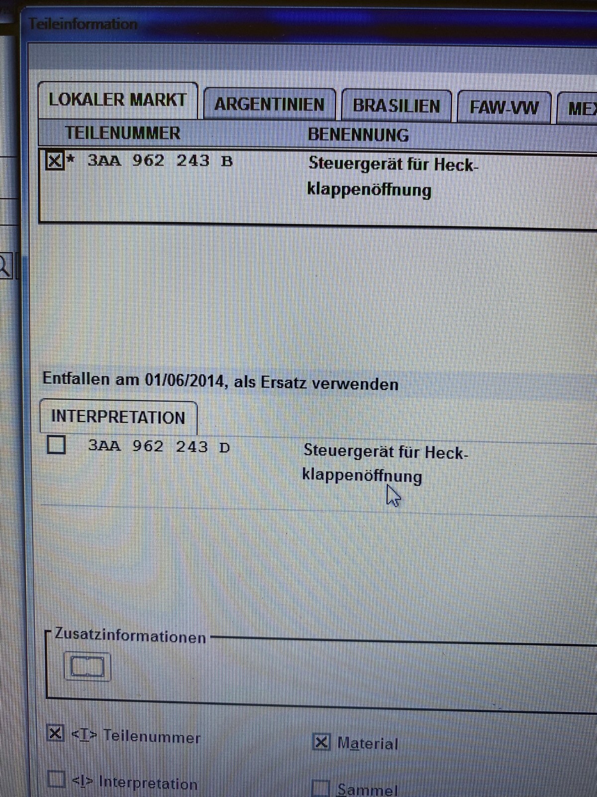 AUDI A6/S6/RS6, A7 GEBERLEITUNG HECKKLAPPENÖFFNUNG 3AA962243C ORIGINAL NEU!! - Obrázek 11