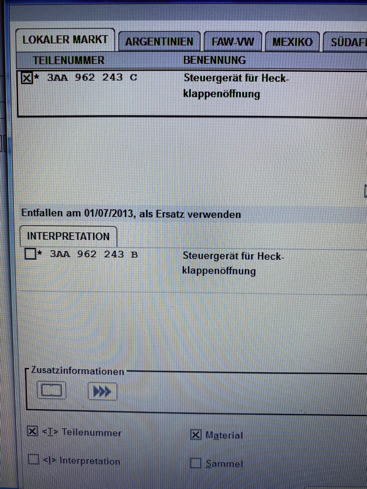 AUDI A6/S6/RS6, A7 GEBERLEITUNG HECKKLAPPENÖFFNUNG 3AA962243C ORIGINAL NEU!! - Obrázek 10